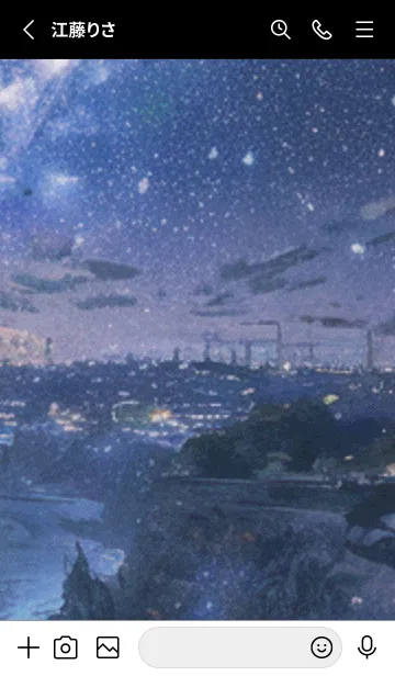 [LINE着せ替え] 秋の夜空#LL015。の画像2