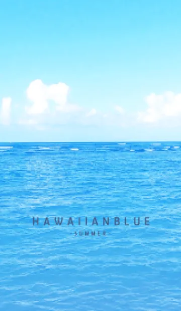 [LINE着せ替え] HAWAIIAN BLUE-SUMMER MEKYM 20の画像1