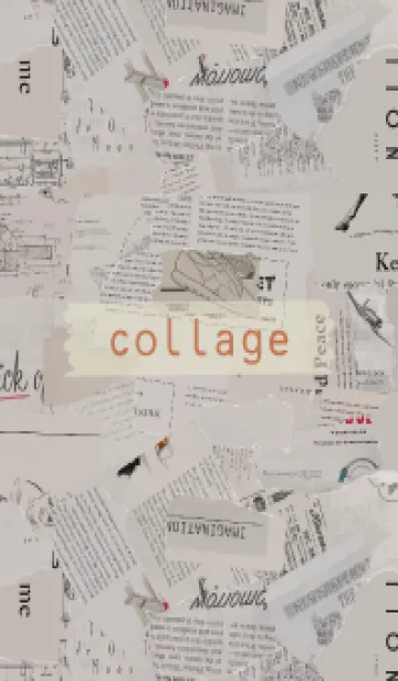 [LINE着せ替え] collage art 17の画像1