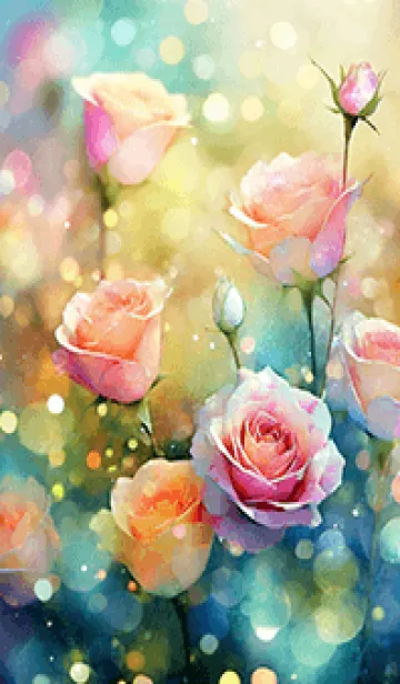 [LINE着せ替え] 薔薇(バラ)の花の着せかえ(R330)の画像1