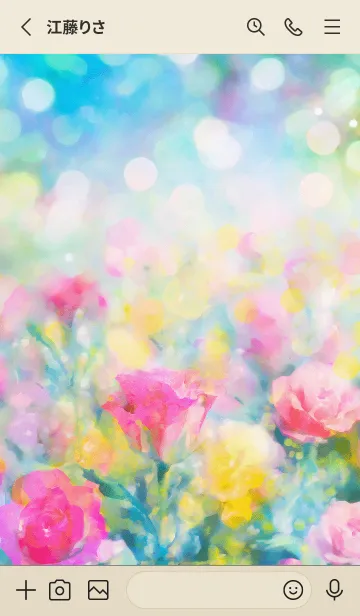 [LINE着せ替え] 薔薇(バラ)の花の着せかえ(R327)の画像2