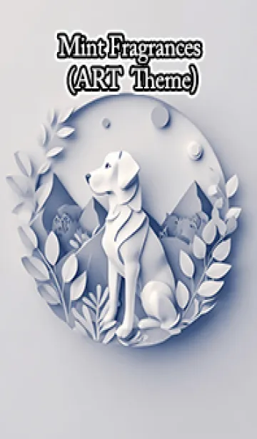 [LINE着せ替え] Mint Fragrance ART Theme302の画像1