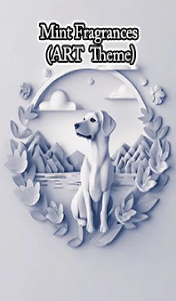 [LINE着せ替え] Mint Fragrance ART Theme303の画像1