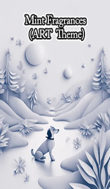 [LINE着せ替え] Mint Fragrance ART Theme304の画像1
