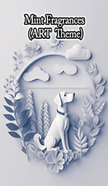 [LINE着せ替え] Mint Fragrance ART Theme305の画像1