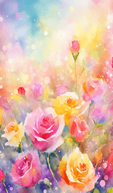 [LINE着せ替え] 薔薇(バラ)の花の着せかえ(R322)の画像1