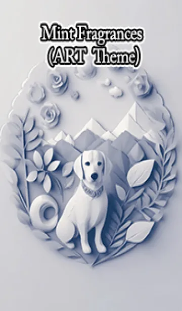 [LINE着せ替え] Mint Fragrance ART Theme311の画像1