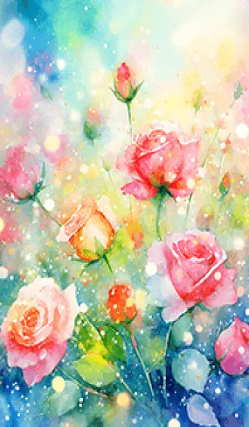 [LINE着せ替え] 薔薇(バラ)の花の着せかえ(R334)の画像1