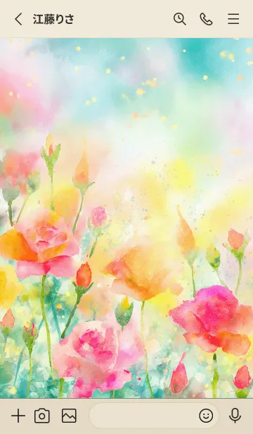 [LINE着せ替え] 薔薇(バラ)の花の着せかえ(R339)の画像2