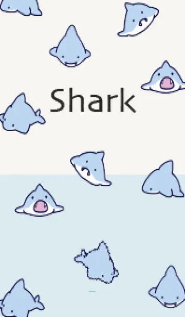 [LINE着せ替え] 水色とピンク : ちびさめの画像1