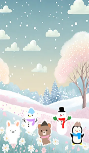 [LINE着せ替え] 可愛い北欧風着せかえ(Winter-399)の画像1