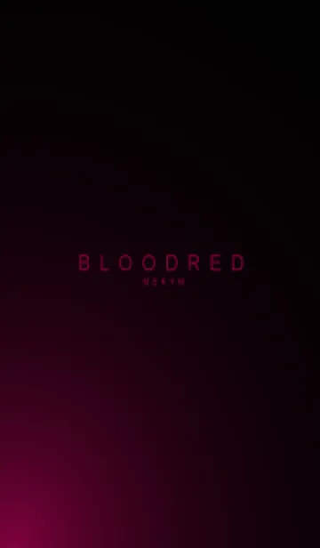 [LINE着せ替え] BLOODREDLIGHT -MEKYM-の画像1