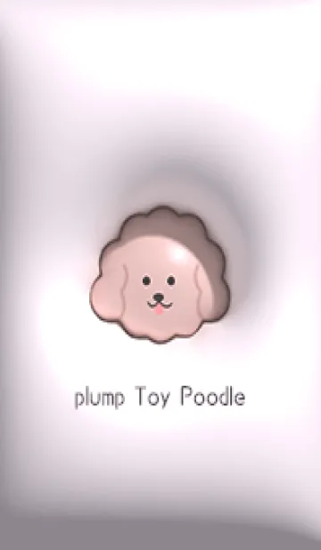 [LINE着せ替え] pinkpurple♡ぷっくりトイプーとハート11_1の画像1