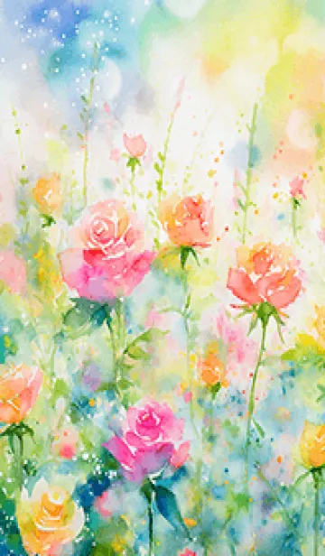 [LINE着せ替え] 薔薇(バラ)の花の着せかえ(R342)の画像1