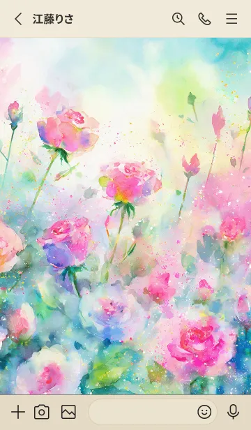 [LINE着せ替え] 薔薇(バラ)の花の着せかえ(R346)の画像2