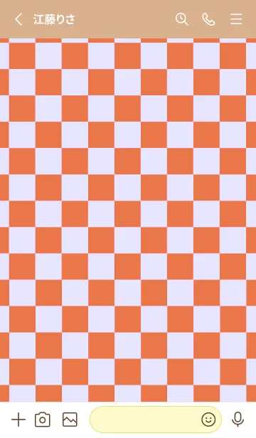 [LINE着せ替え] カラー チェック 43の画像2