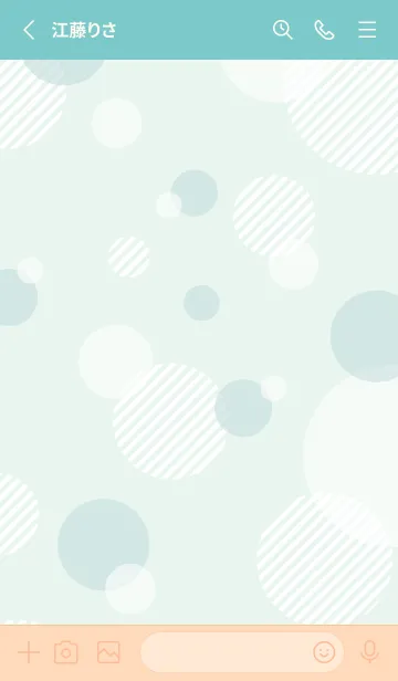 [LINE着せ替え] オシャレな丸14の画像2