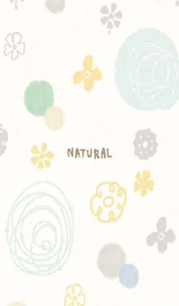 [LINE着せ替え] 冬 水彩丸6の画像1