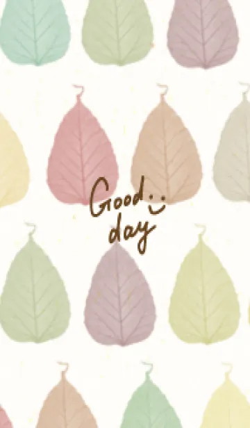 [LINE着せ替え] カラフル 葉っぱ 13の画像1