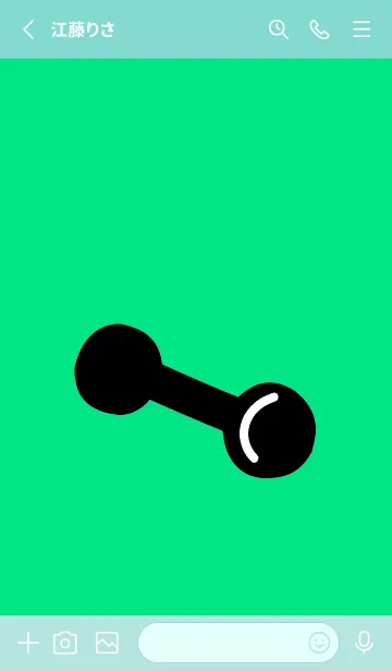 [LINE着せ替え] 筋トレ！ 60の画像2