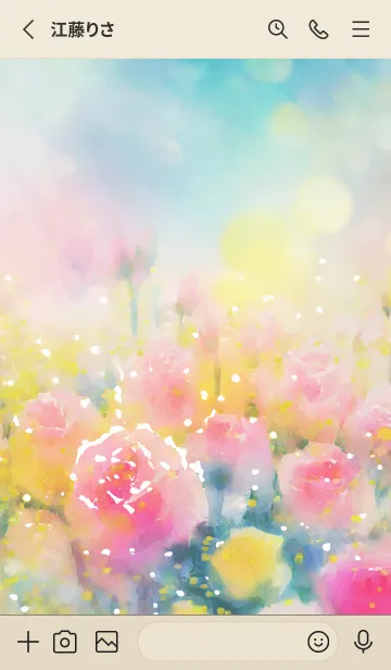 [LINE着せ替え] 薔薇(バラ)の花の着せかえ(R356)の画像2