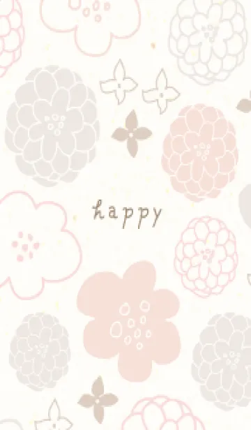 [LINE着せ替え] 北欧風 鞠 花18の画像1