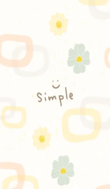 [LINE着せ替え] 花と輪7の画像1