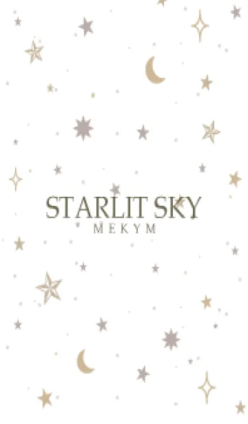 [LINE着せ替え] SIMPLE STARLIT SKY - MEKYM 21の画像1