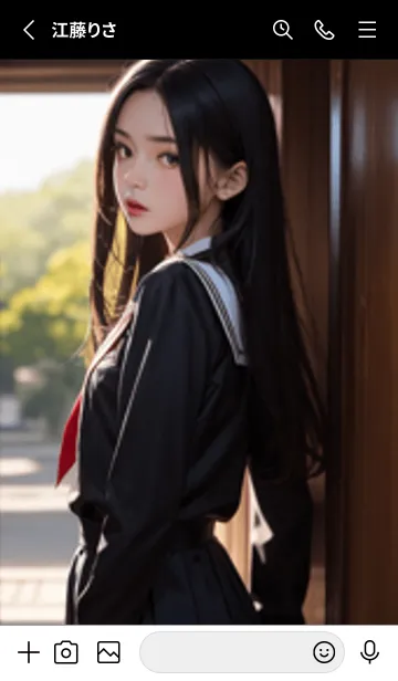 [LINE着せ替え] 1少女LO120。の画像2