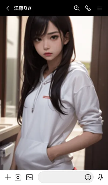 [LINE着せ替え] 1少女LO118。の画像2