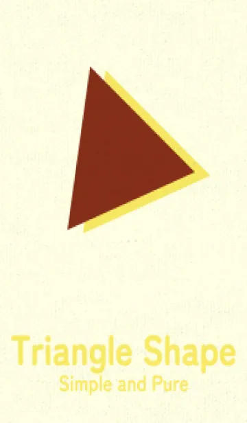 [LINE着せ替え] 三角型の着せかえ 栗梅の画像1