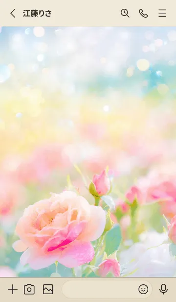 [LINE着せ替え] 薔薇(バラ)の花の着せかえ(R371)の画像2