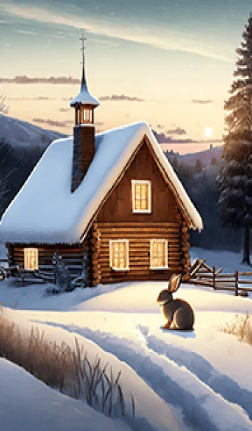 [LINE着せ替え] 優美な冬の風景の着せかえ(Winter-330)の画像1