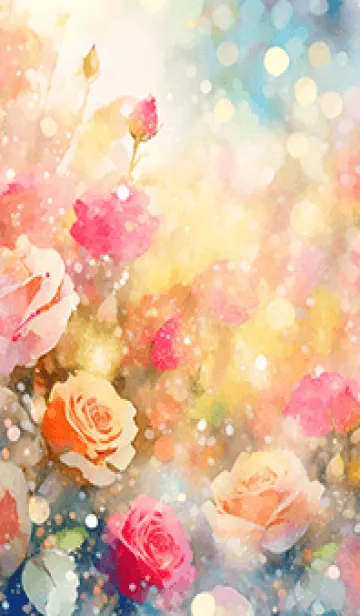 [LINE着せ替え] 薔薇(バラ)の花の着せかえ(R385)の画像1