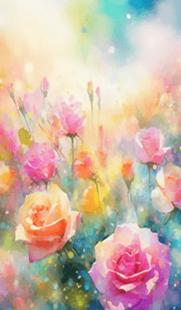 [LINE着せ替え] 薔薇(バラ)の花の着せかえ(R387)の画像1