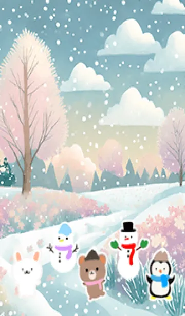 [LINE着せ替え] 可愛い北欧風着せかえ(Winter-422)の画像1