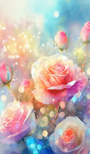 [LINE着せ替え] 薔薇(バラ)の花の着せかえ(R389)の画像1