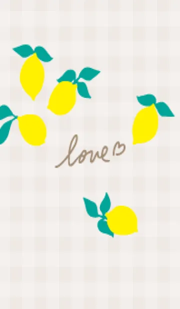 [LINE着せ替え] レモン シンプルかわいい26の画像1