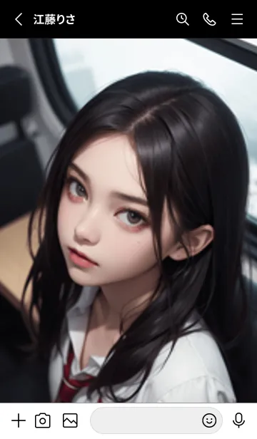 [LINE着せ替え] 1少女LO19。の画像2