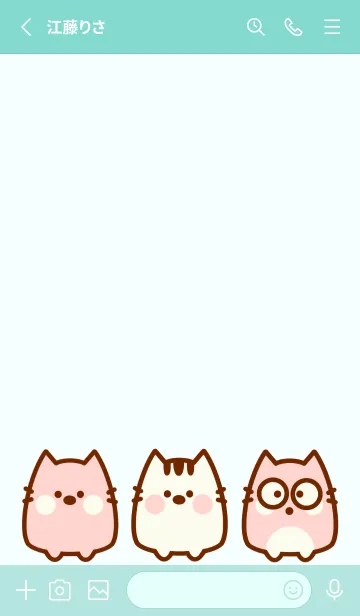 [LINE着せ替え] Baby meow meow theme 26の画像2