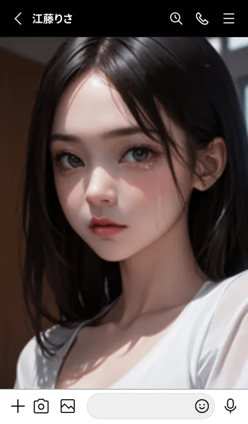 [LINE着せ替え] 少女が一人LP07。の画像2