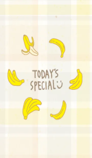 [LINE着せ替え] バナナ シンプルかわいい20の画像1