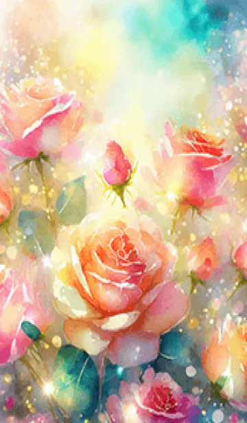 [LINE着せ替え] 薔薇(バラ)の花の着せかえ(R396)の画像1