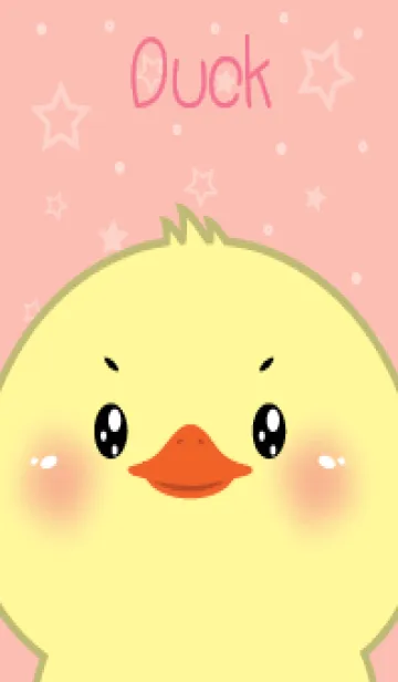 [LINE着せ替え] Simple Cute Face Duck (JP)の画像1