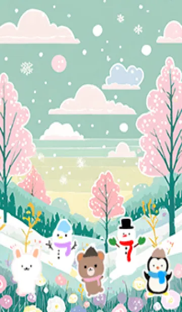 [LINE着せ替え] 可愛い北欧風着せかえ(Winter-439)の画像1