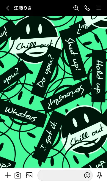 [LINE着せ替え] トーキング スマイル 109の画像2