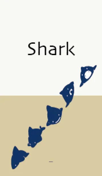 [LINE着せ替え] ネイビー : シンプルさめの画像1