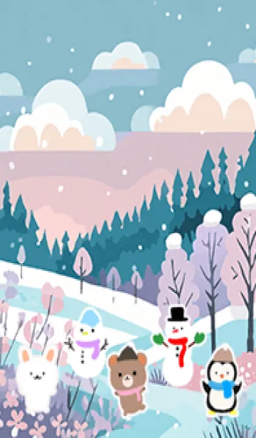 [LINE着せ替え] 可愛い北欧風着せかえ(Winter-449)の画像1