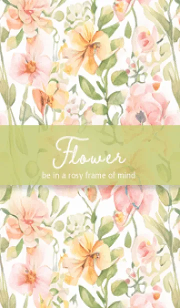 [LINE着せ替え] Gray♡おしゃれな花01_1の画像1