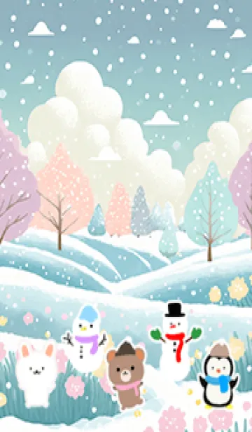 [LINE着せ替え] 可愛い北欧風着せかえ(Winter-448)の画像1